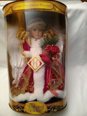 Collectors Choice Genuine Fine Bisque Porcelain Doll Limited Edition Hand Paint